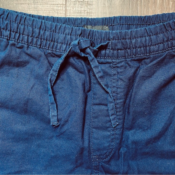 NWT Onia Tom linen blend cargo shorts, navy blue, size M - Picture 3 of 9